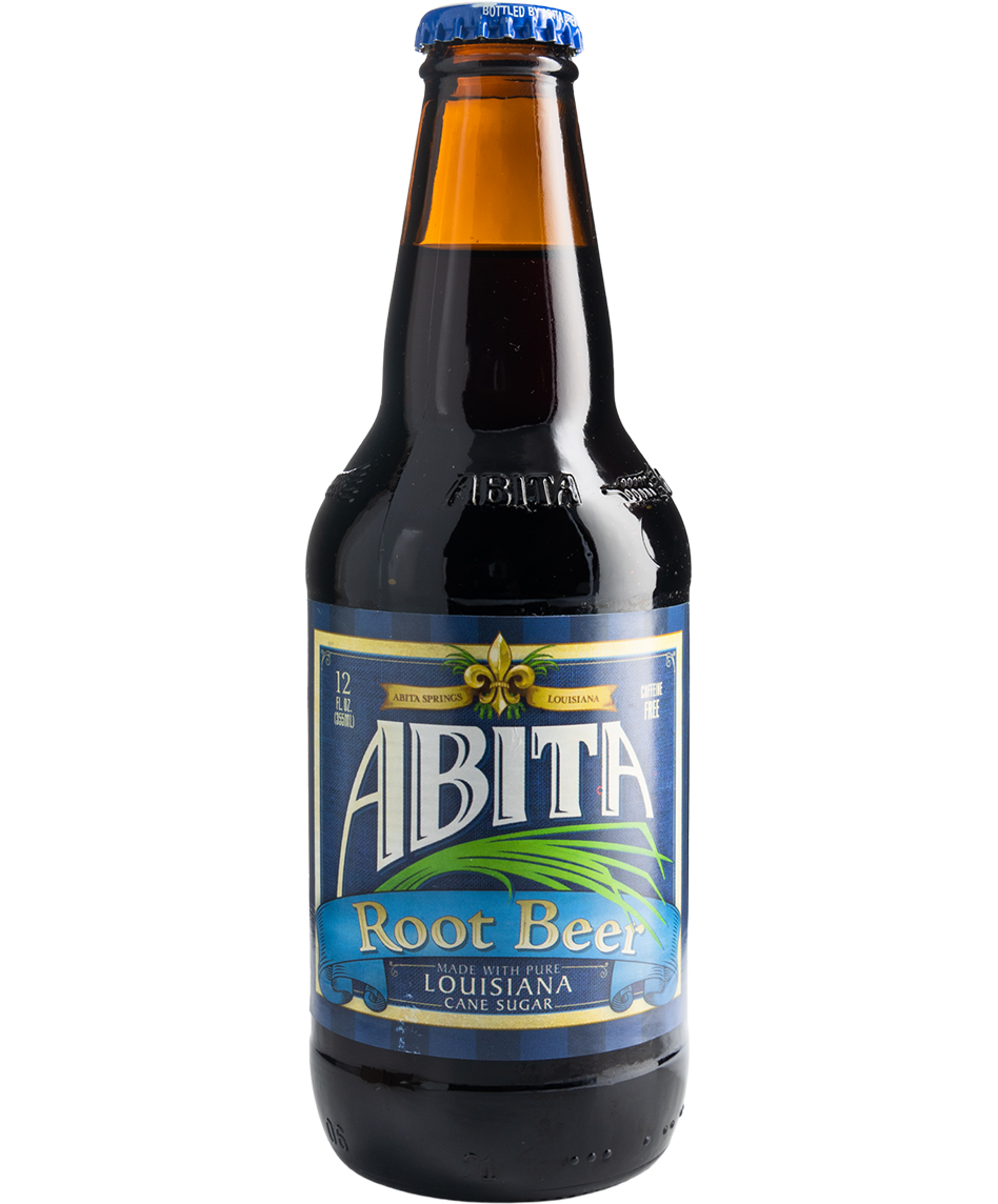 glass bottle of abita root beer