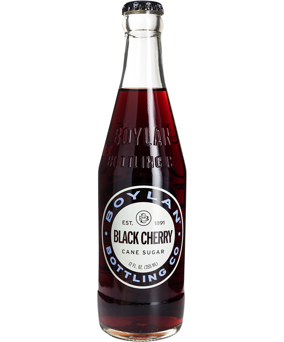 Boylan Black Cherry Soda - 24-Pack with cane sugar