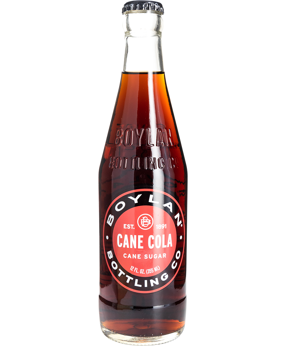 bottle of boylan cane cola - 12-pack