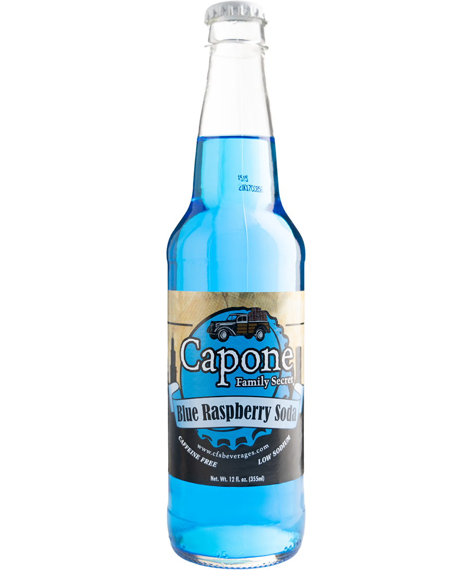 capone-blue-raspberry-soda-bottle