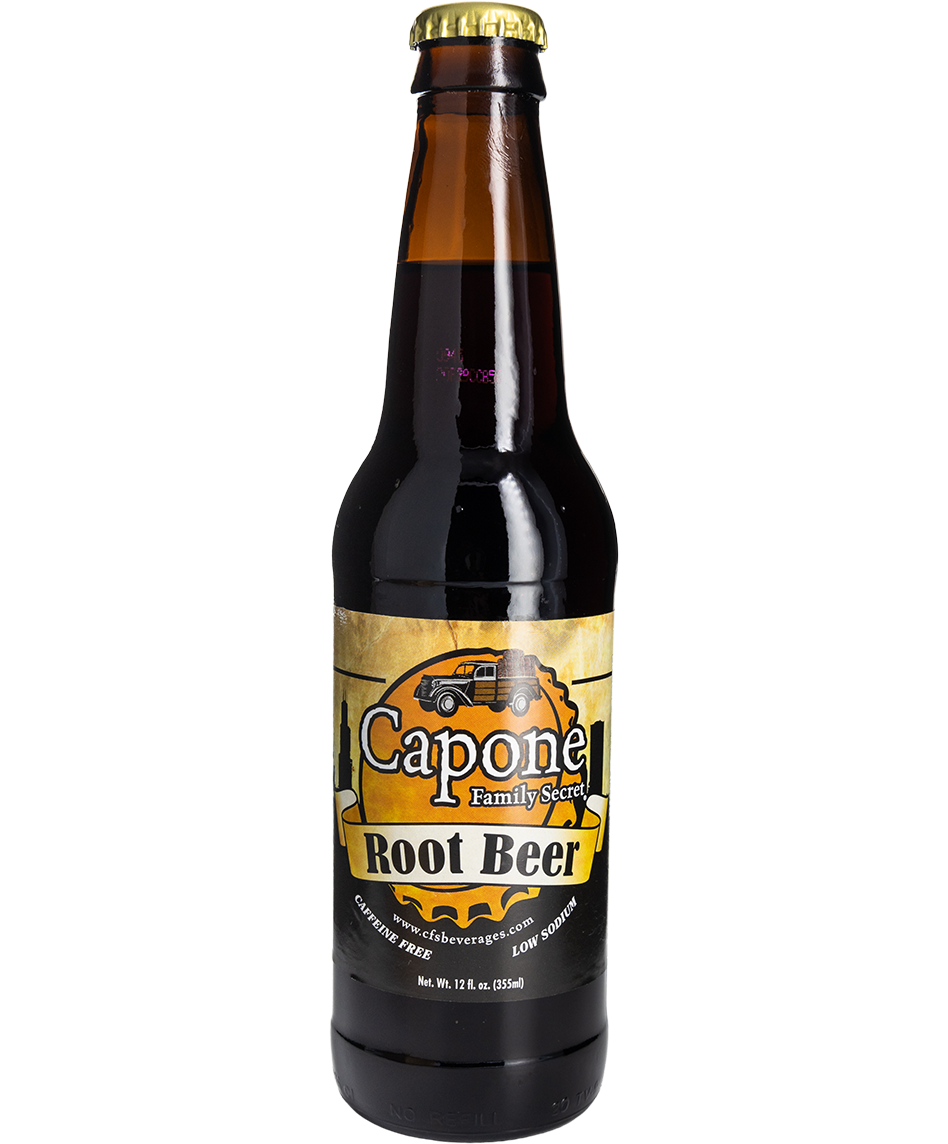 bottle of capone root beer - 12-pack