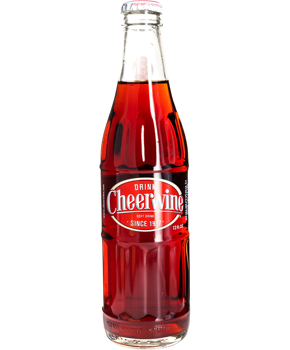 glass bottle of Cheerwine - 24-Pack