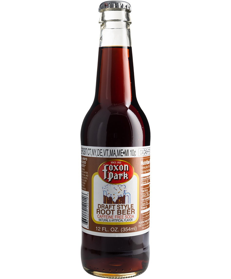 foxon park root beer - 12-pack with cane sugar