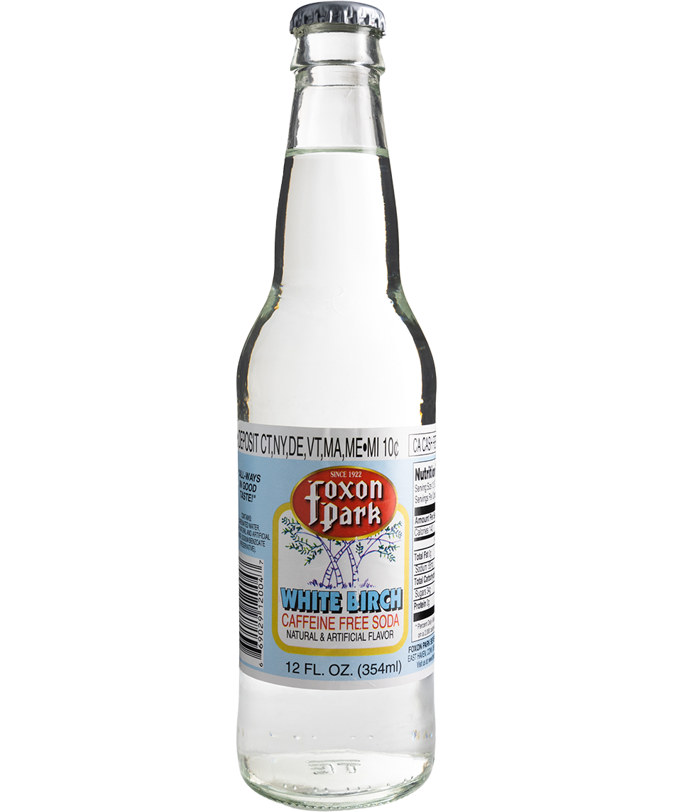 bottle of foxon park white birch beer