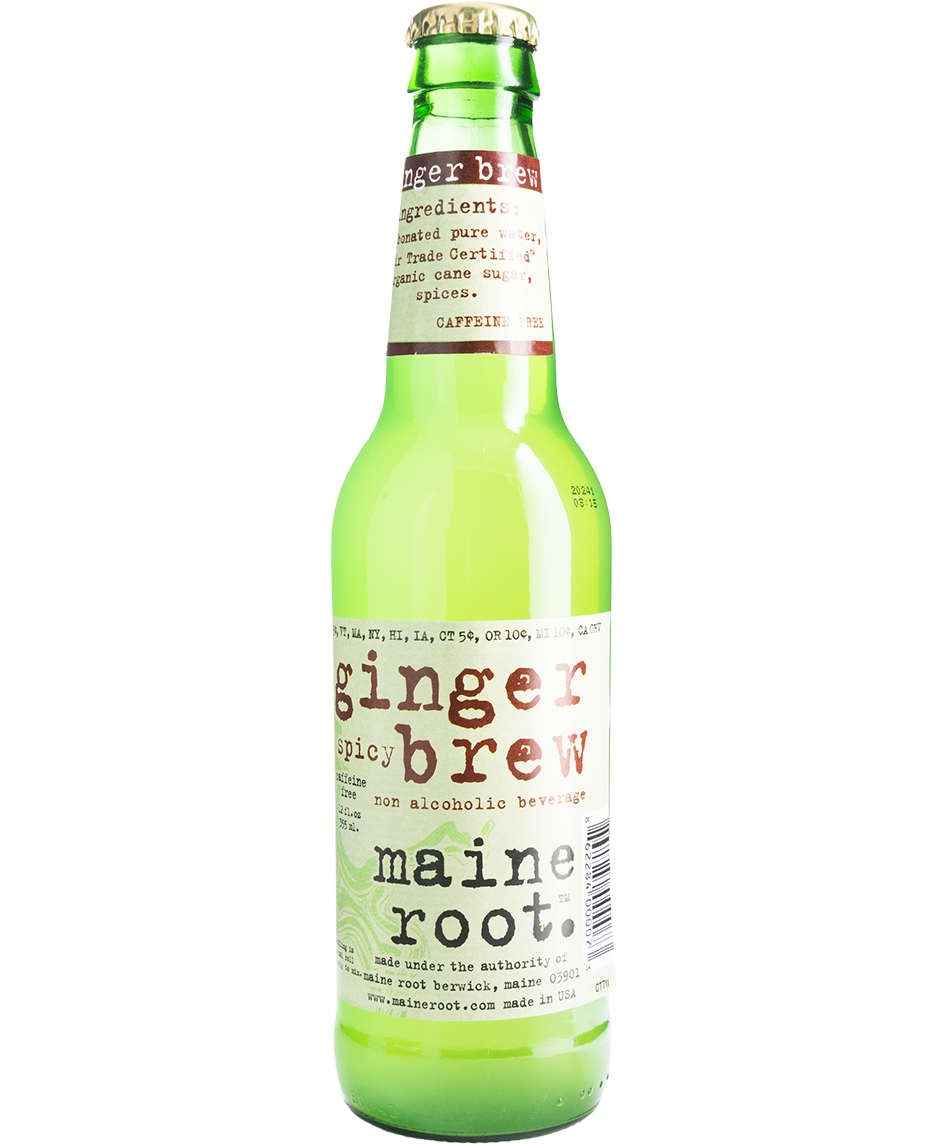 maine root ginger brew craft soda with cane sugar