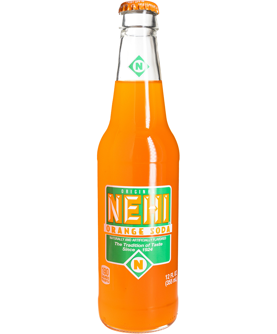 bottle of nehi orange soda - 12-pack