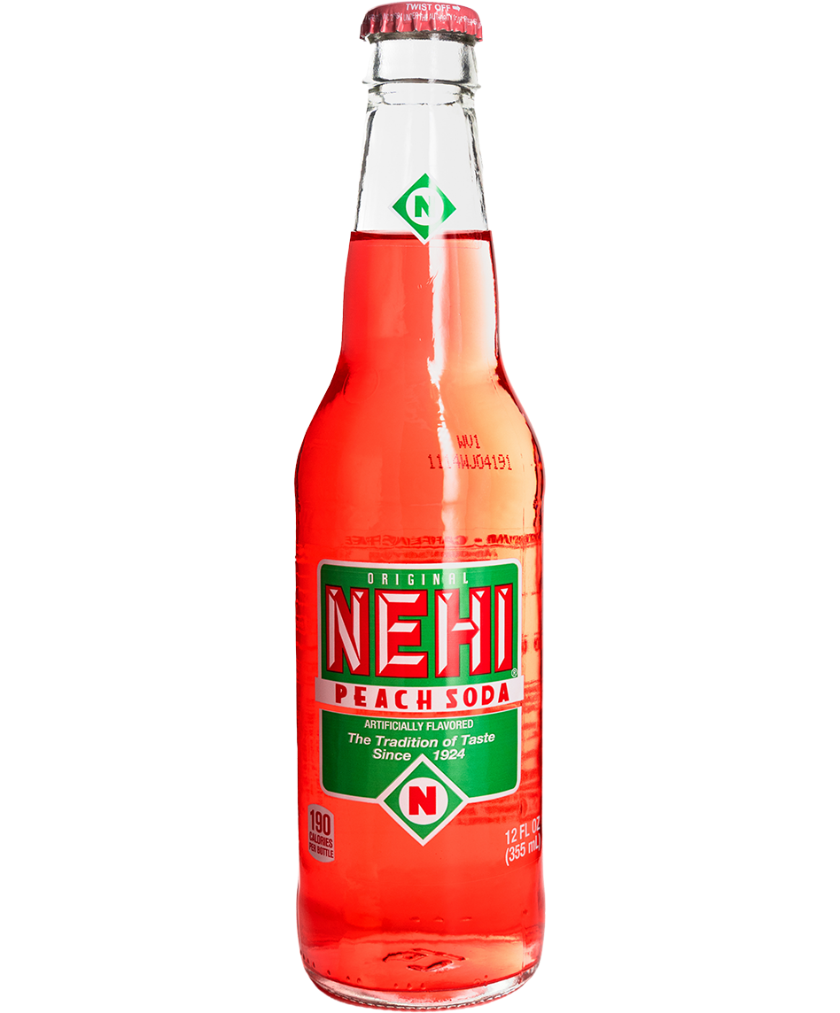 bottle of Nehi Peach Soda - 24-Pack