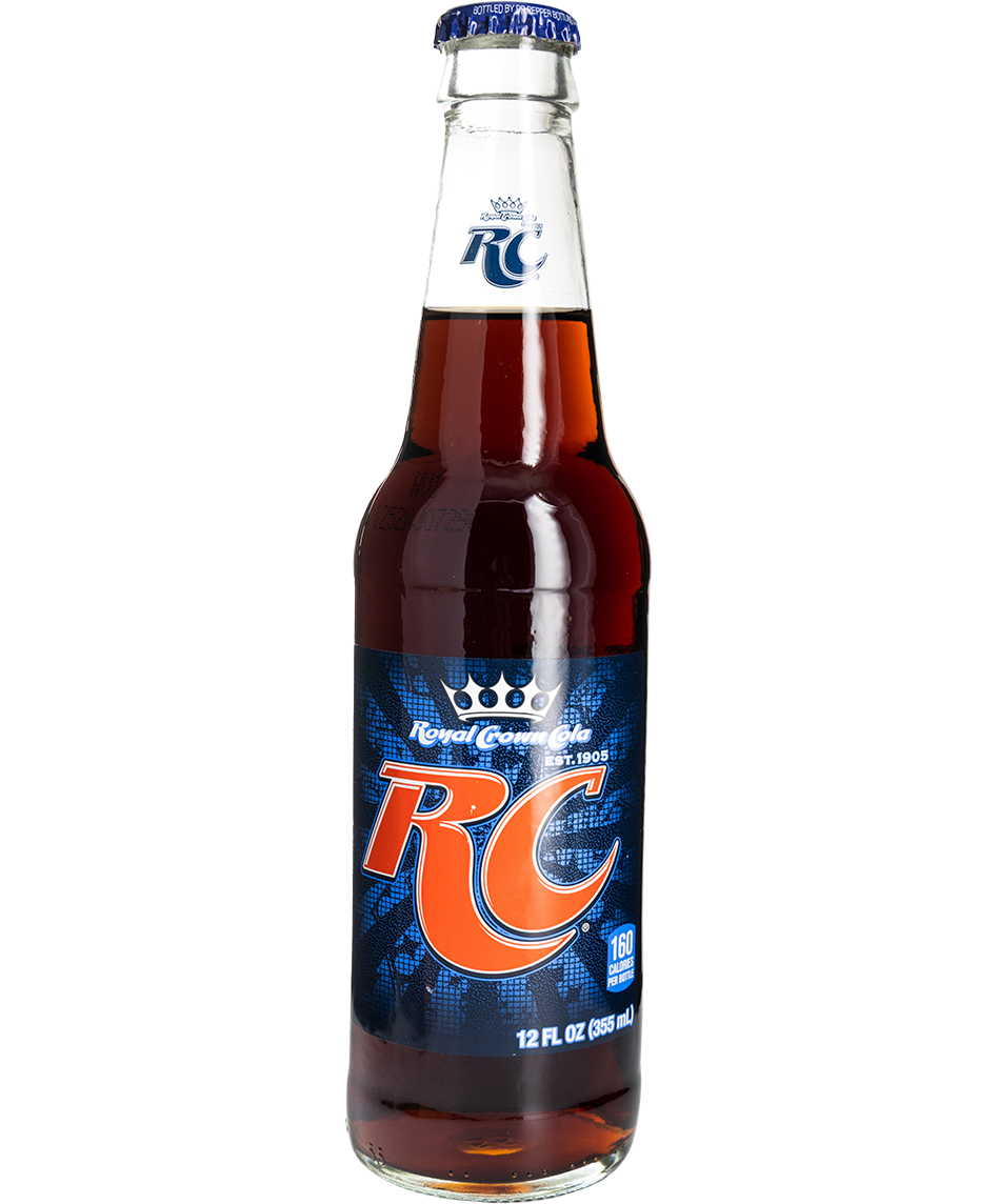 rc cola - 12-pack in a glass bottle