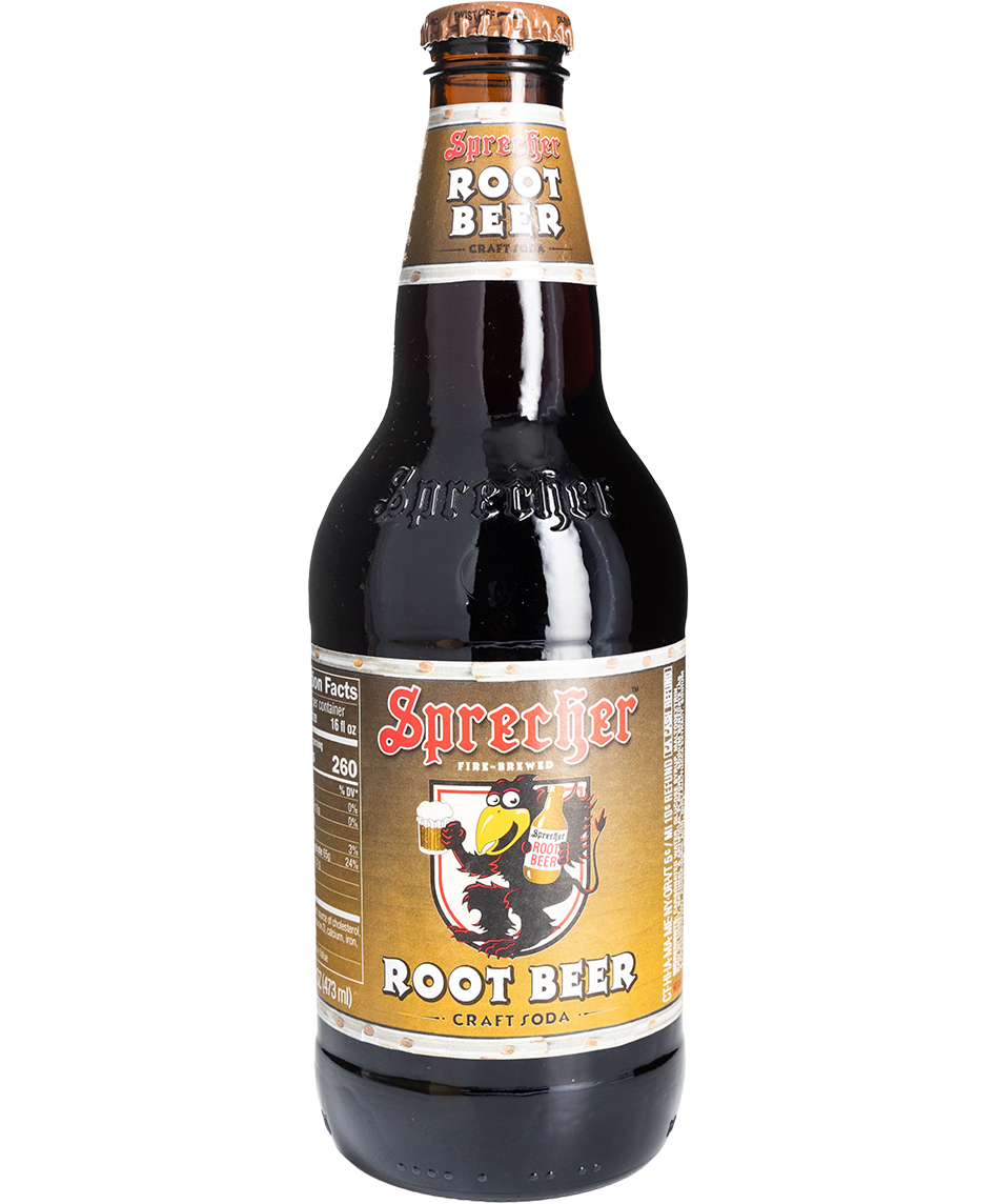 glass bottle of Sprecher Root Beer - 24-Pack