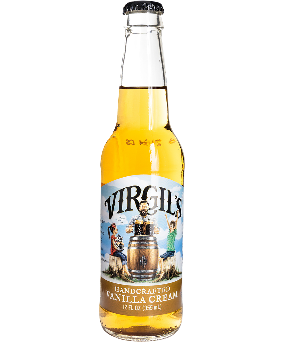 bottle of Virgil's Cream Soda - 24-Pack